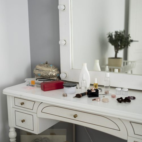 high-angle-messy-makeup-table